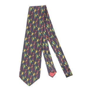 Brookville Smooth Yacht Rock Sailing Sail Boat Nautical Pattern Silk Neck Tie